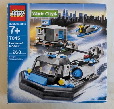 NUEVO EN CAJA LEGO 7045 World City: Hovercraft Hideout Nuevo Sellado de Fábrica Foto 1 de 4