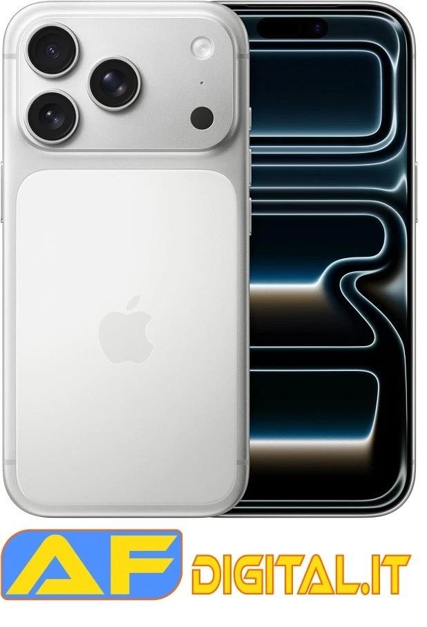 Apple iPhone 17 Pro 256GB 6,3", ProMotion 120Hz A19 Pro Pro ARGENTO - Immagine 1 di 1