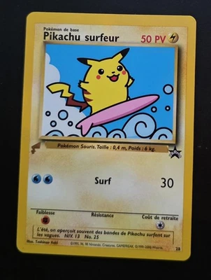 Surfing Pikachu (Pikachu Surfeur) Black Star Promo 28 Pokémon World Collection - Image 1 of 2