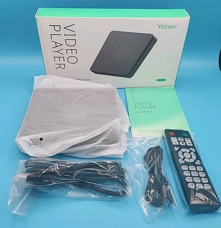 YOTON Portable Video Player  Model YD078 DVD VCD CD MP3 HD JPEG w Remote - Image 1 of 1