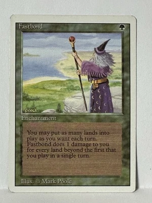 Fastbond Enchantment Magic The Gathering Read Description  - Image 1 of 2