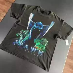 SPAWN movie vintage short sleeve black color classic shirt KV29205 - Picture 1 of 2