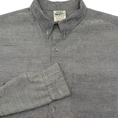 Mossimo Men's Long Sleeve Gray Geometric Button Down Large Limited Shirt NWT - Image 1 of 4