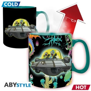 Rick And Morty Navicella Tazza Termosensibile Heat Change Mug ABYSTYLE - Picture 1 of 1
