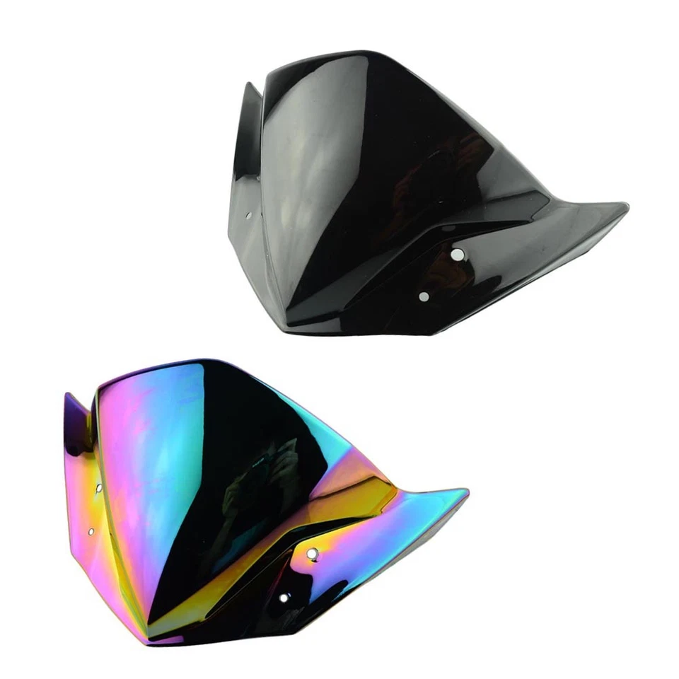 Parabrisas ABS negro para motocicleta Yamaha FZ16 2014 2015 2016 Foto 1 de 4