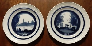 LOTTO DI 2 PIATTO CERAMICA RICHARD GINORI FIRENZE LUCIANO GUARNIERI 1978 - 1979 - Foto 1 di 6