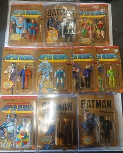 Vintage 1989 Toy Biz DC SUPER HEROES SERIES x 10 Figures. Batman & Superman. - Picture 1 of 9