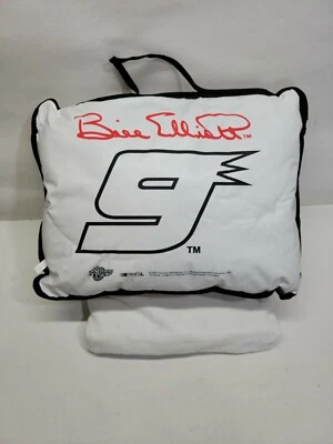 NASCAR #9 2002 Bill Elliot Impermeable Asiento de Estadio Cojín Almohada Ganadores Círculo Foto 1 de 4