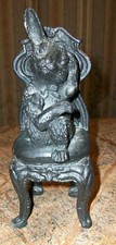 Alice in Wonderland Rabbit Metal Sculpture