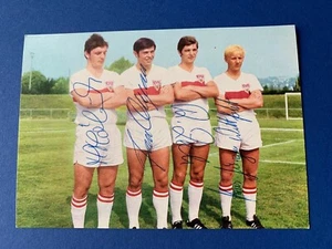 VFB STUTTGART 1969/70 konplett signiert signed BERGMANN-Sammelkarte 10x15 - Picture 1 of 2