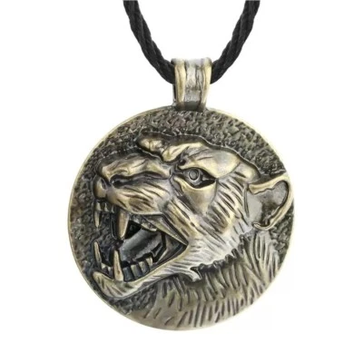 Tiger Head Spirit Tierstärke Power Halskette Anhänger + kostenlose Geschenktüte - Bild 1 von 3