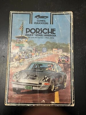 Manual de taller de reparación de servicio Clymer Porsche 911 y 912 1965-1972 SB4 HÁGALO USTED MISMO piezas Foto 1 de 4