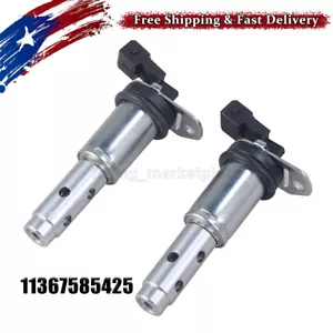2X Solenoide de distribución de válvula de control variable del motor VVT 11367585425 para BMW - Imagen 1 de 7