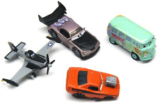 Lot Of 4 Disney Pixar Cars Diecast Model Cars & Plane Toys Mattel Volkswagen Van