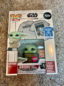 Grogu con galleta Funko POP! Camiseta Star Wars: The Mandalorian XL - Imagen 1 de 6