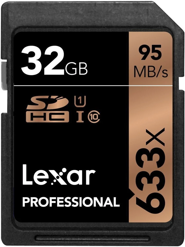 Lexar 32GB 633x Professional UHS-I U1 SDHC Class 10 SD Memory Card - Image 1 of 1