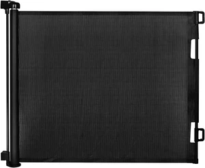 Retractable Baby Gate,Mesh Baby Gate or Mesh Dog Gate,33" Tall,Extends up to 55" - Picture 1 of 6