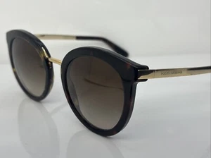 Authentic DOLCE & GABBANA SUNGLASSES DG 4268 502/13 52MM TORTOISE $300 - Picture 1 of 12