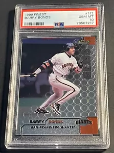 1999 BARRY BONDS FINEST #112 PSA 10 GIANTS (217) - Picture 1 of 2