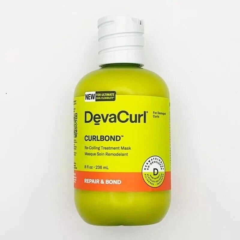 NEW Deva Curl Curlbond Re-Coiling Treatment Mask 8 oz Repair Bond Damaged Curls - Image 1 of 4