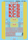 Microscale 871100 Adhesivo H0 - Kansas City Southern AC4400 Diesels 1999 + (