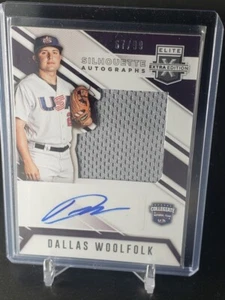 2017 Elite Extra Edition USA Collegiate Silhouette /99 Dallas Woolfolk Auto - Picture 1 of 2