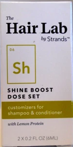 The Hair Lab Shine Boost Dose Set Shampoo e Balsamo NUOVO imballato - Foto 1 di 2