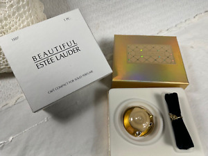Estee Lauder CAFE Cup Compact Beautiful Solid Perfume 1999 Original Box Vintage