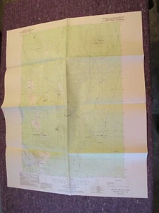 Portage Lake east, Maine 1986 Original Vintage USGS Topo Topographic Survey Map - Picture 1 of 2