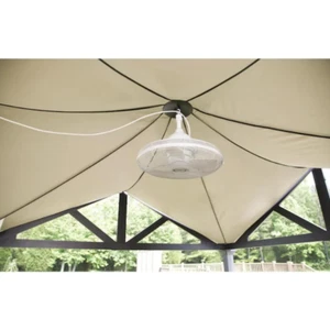 Outdoor 20" Small Ceiling Fan Mini Cabana Gazebo Pergola Tropical Veranda Patio - Picture 1 of 2