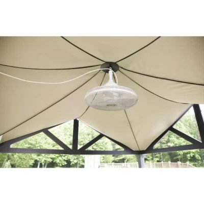 Outdoor 20" Small Ceiling Fan Mini Cabana Gazebo Pergola Tropical Veranda Patio - Image 1 of 2