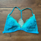 Womens Victorias Secret Body By Victoria Turquoise T-Back Bralette