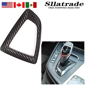 New Carbon Fiber Gear Shift Surround Panel Cover Decor Trim For BMW F30 F32 - Bild 1 von 11