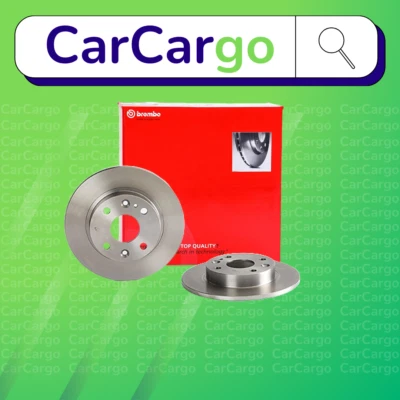 Par de discos de freno traseros sólidos Brembo para Mazda 323 C 1,7 D 1989-1994 231 mm Foto 1 de 4