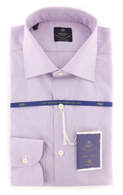 Camisa Luigi Borrelli Lavanda Púrpura Cuadros - 16.5/42 - (EV0679080RIO) Foto 1 de 4