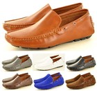 New Mens Faux Suede Casual Loafers Moccasins Slip on Shoes Avail. UK Sizes 6-11