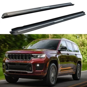 Fits For Jeep Grand Cherokee 2023 2024 2025+ Running Boards Side Steps Nerf Bars - Picture 1 of 10