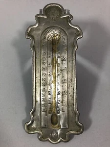 Ancien support de THERMOMÈTRE en étain Potier ÉTIENNE SERGENT? A compléter  - Photo 1/9