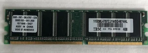 Genuine IBM SDRAM UDIMM DDR1 333Mhz CL2.5 PC2700U 512MB - IBM FRU 31P9122 - Picture 1 of 3