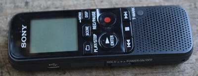 Sony ICD-PX333 Digital Voice Recorder IC Recorder Black Works Tested - Image 1 of 2