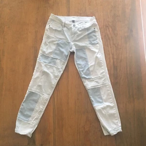 Soho New York and Company Womens Size 2 Denim Patch Jeans Light Blue - Picture 1 of 7