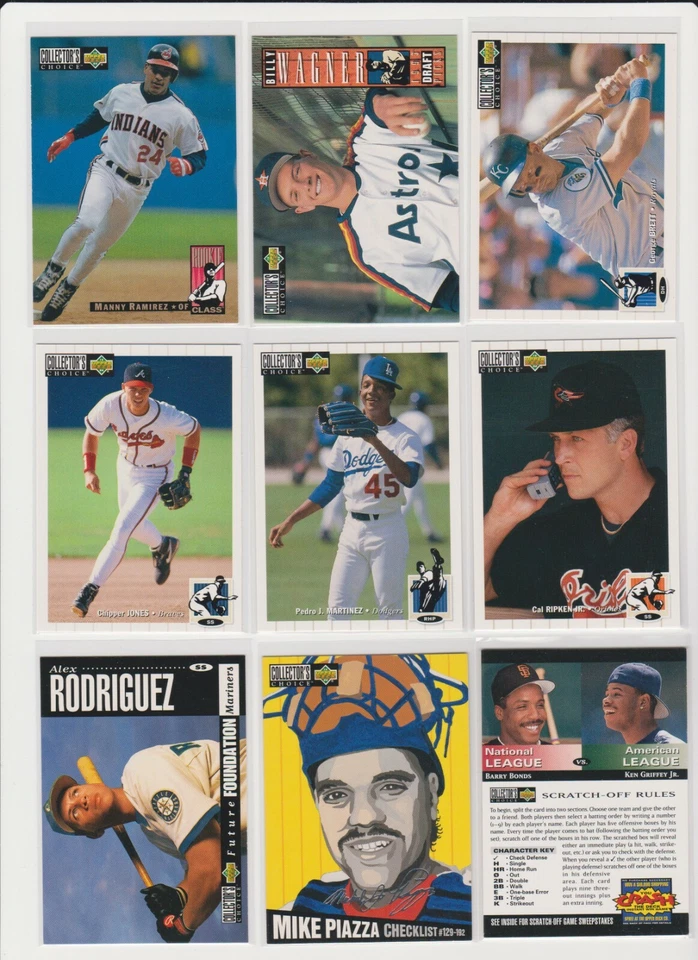1994 Collector's Choice Baseball NM you pick base stars RC rookie insert HOFer's - Image 1 of 1