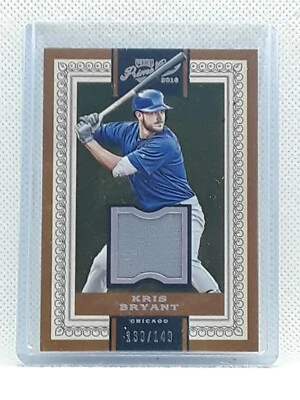 Kris Bryant 2016 Prime Cuts Baseball - PATCH (139/149) - Chicago Cubs - Image 1 of 2