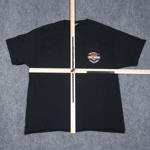 Harley Davidson Herren Extra Large Hemd Schwarz Salisbury, NC Tilley Hanes Beefy-T - Bild 1 von 9