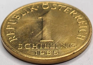 1985 Austria 1 Schilling KM# 2886 US SELLER COMBINED SHIPPING REFUND - Picture 1 of 2
