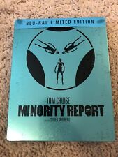 Minority Report SteelBook Rare Version ( Bluray-All Region),J Card. Ships In Box