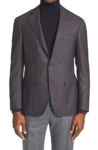 Canali Men's Kei Classic Fit Stepweave Wool Blazer MSRP $1,495 - Picture 1 of 12