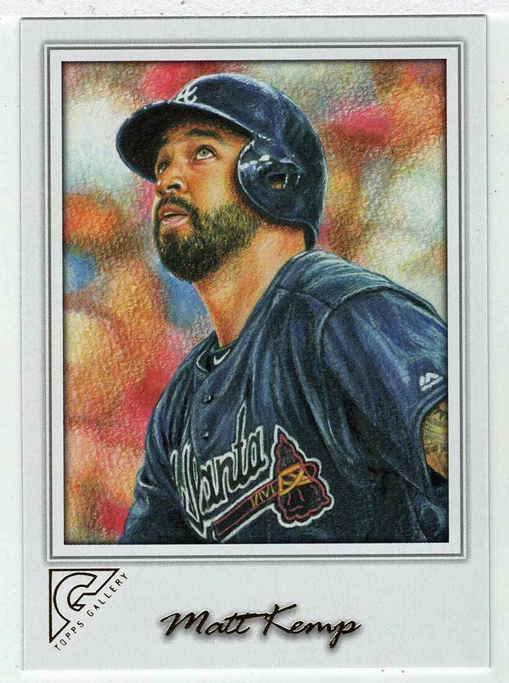 Matt Kemp - Atlanta Braves - 2017 Topps Gallery Baseball # 45 Mint - Image 1 of 1