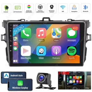 For TOYOTA COROLLA 2009-2015 Android 15 Carplay Car Stereo Radio GPS Navi FM CAM - Picture 1 of 13