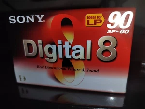 Cinta para videocámara Sony Digital 8 D8 8 mm partículas metálicas 60 min SP/90 min LP (N8-60P2) - Imagen 1 de 2